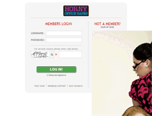 Tablet Screenshot of members.hornyofficebabes.com